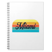 Retro Miami Notizblock (Vorderseite)