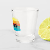 Retro Miami Schnapsglas (Rechts)