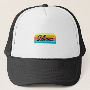 Retro Miami Truckerkappe