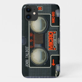 Retro Micro Audiotape Cassette personalisiert iPC  Case-Mate iPhone Hülle