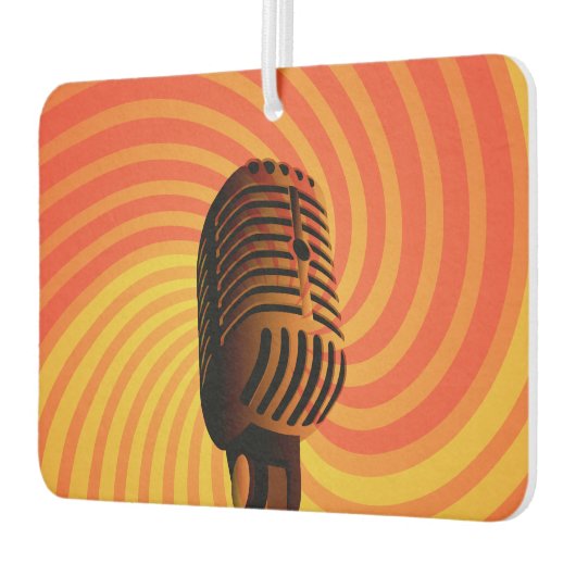 Retro Microphone Auto Lufterfrischer (Links)
