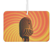 Retro Microphone Auto Lufterfrischer (Vorderseite)