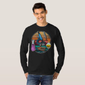 Retro Microscope Biologe Geek Science Laboratory T-Shirt (Vorne ganz)
