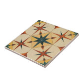 Retro-Mid-Century-Atom-Geometrisches Muster Fliese (Seite)