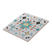 Retro-Mid-Century-Atom-Geometrisches Muster Fliese (Seite)
