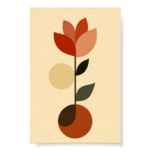 Retro-Mid-Century-Blumenkreis
