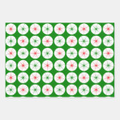 Retro Mid Century Christmas Starburst Holiday Geschenkpapier Set (Vorderseite 3)