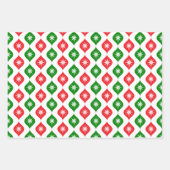 Retro Mid Century Christmas Starburst Holiday Geschenkpapier Set (Vorderseite 2)