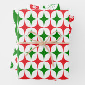 Retro Mid Century Christmas Starburst Holiday Geschenkpapier Set (Beispiel)