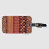 Retro-Mid-Century-Geometrisches Gepäckanhänger (Vorderseite (Horizontal))