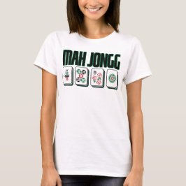 Retro-Mid-Century-Mah-Jongg-Grafik T-Shirt