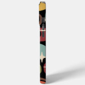 Retro Mid Century Modern Abstract Case-Mate iPhone Hülle (Rückseite / Links)