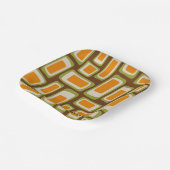 Retro-Mid-Century-Modern-Abstrakt Pappteller (Gewinkelt)