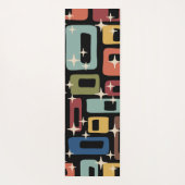 Retro-Mid-Century-Modern-Abstrakt Yogamatte (Rückseite)