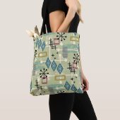 Retro-Mid-Century-Modern-Atomare-Abstraktion Tasche (Von Nahem)