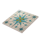 Retro Mid Century Modern Atomic Geometric Pattern Fliese (Seite)