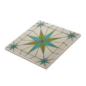 Retro Mid Century Modern Atomic Geometric Pattern Fliese (Seite)