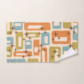 Retro Mid Century Modern Badhandtuch Set (Handtuch)