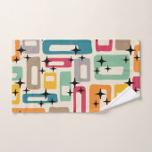 Retro Mid Century Modern Badhandtuch Set (Handtuch)