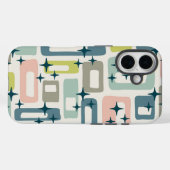 Retro Mid Century Modern Case-Mate iPhone Hülle (Rückseite (Horizontal))