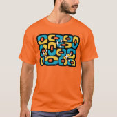 Retro Mid Century Modern Cosmic Abstract T-Shirt (Vorderseite)