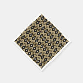 Retro-Mid-Century-Modern-Diamant-Sternenmuster Serviette (Ecke)