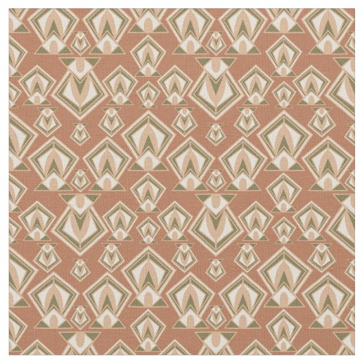 Retro Mid Century Modern Diamond Stoff (Nahaufnahme)