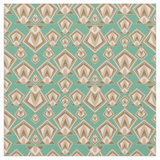 Retro Mid Century Modern Diamond Stoff (Nahaufnahme)