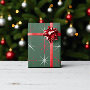 Retro-Mid-Century-Modern-Feiertag 50er 60er Starbu Geschenkpapier