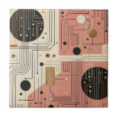 Retro Mid Century Modern  Fliese (Vorderseite)