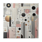 Retro Mid Century Modern  Fliese (Vorderseite)