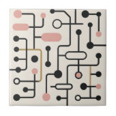 Retro Mid Century Modern  Fliese (Vorderseite)