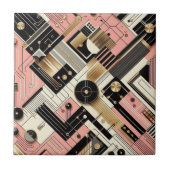 Retro Mid Century Modern  Fliese (Vorderseite)