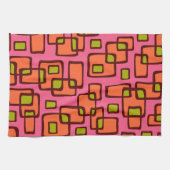 Retro Mid Century Modern Geschirrtuch (Horizontal)