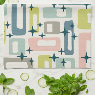 Retro Mid Century Modern Geschirrtuch