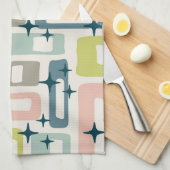 Retro Mid Century Modern Geschirrtuch (Viertel Falte)