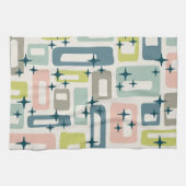 Retro Mid Century Modern Geschirrtuch (Horizontal)