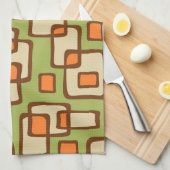 Retro Mid Century Modern Geschirrtuch (Viertel Falte)