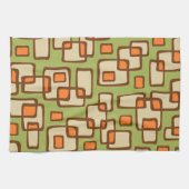 Retro Mid Century Modern Geschirrtuch (Horizontal)