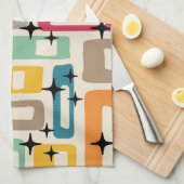 Retro Mid Century Modern Geschirrtuch (Viertel Falte)