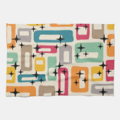 Retro Mid Century Modern Geschirrtuch (Horizontal)