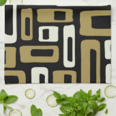 Retro Mid Century Modern Geschirrtuch (Gefaltet)