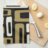 Retro Mid Century Modern Geschirrtuch (Viertel Falte)