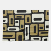 Retro Mid Century Modern Geschirrtuch (Horizontal)