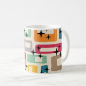 Retro Mid Century Modern Kaffeetasse (VorderseiteRechts)