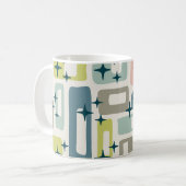 Retro Mid Century Modern Kaffeetasse (Vorderseite Links)