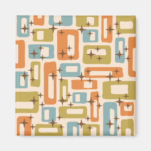 Retro Mid Century Modern Magnet