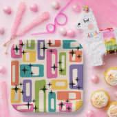 Retro Mid Century Modern Pappteller (Party)