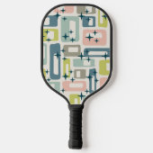 Retro Mid Century Modern Pickleball Schläger (Rückseite)