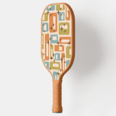 Retro Mid Century Modern Pickleball Schläger (Links)